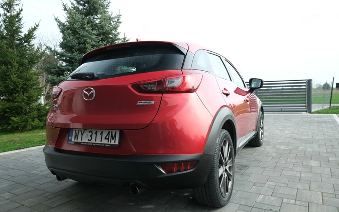 Mazda CX-3 cena 64000 przebieg: 162000, rok produkcji 2016 z Warszawa małe 407